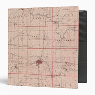 Map of Delaware County Binder