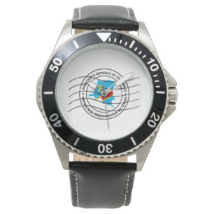 Map of Democratic Republic Congo, Postal Passport Watch
