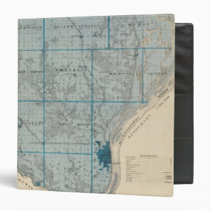 Map of Des Moines County, State of Iowa Binder
