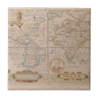 Map of Drake's Circumnavigation of the Globe