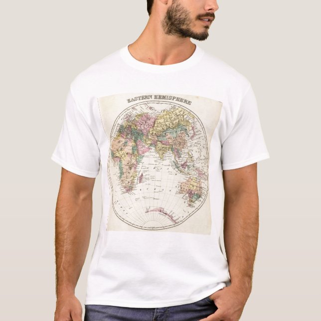 Map of Eastern Hemisphere T-Shirt (Front)