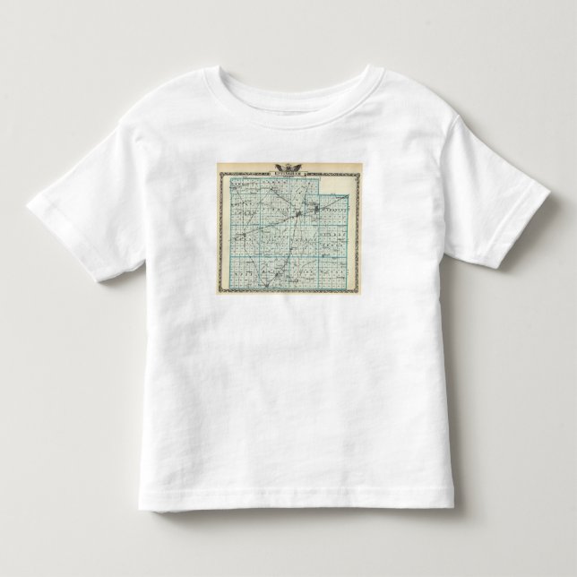 Map of Effingham County Toddler T-shirt (Front)