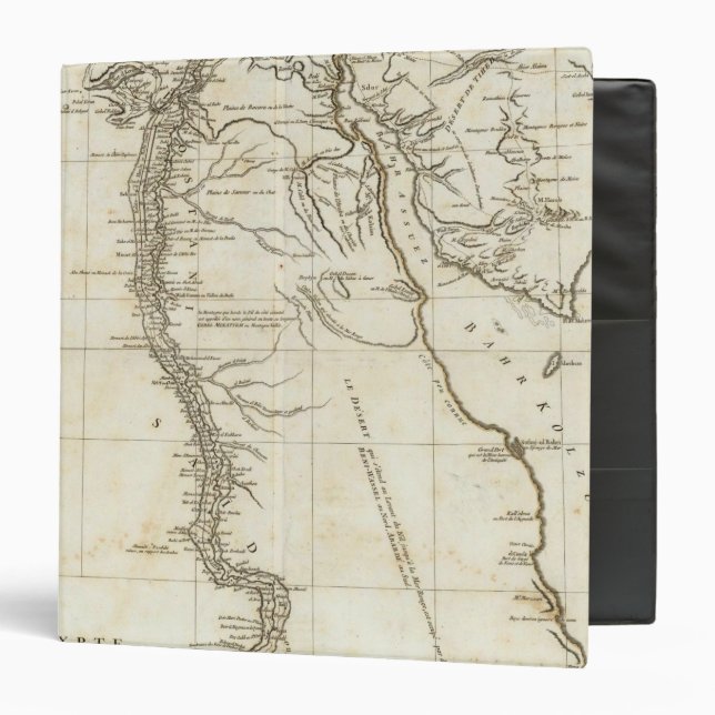 Map of Egypt Binder (Front/Inside)