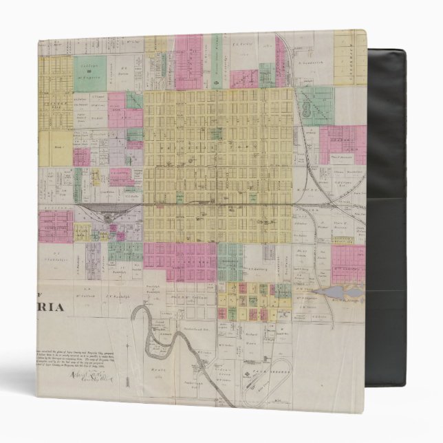 Map of Emporia, Kansas Binder (Front/Inside)