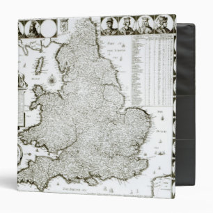 Map of England and Wales, 1644 Binder
