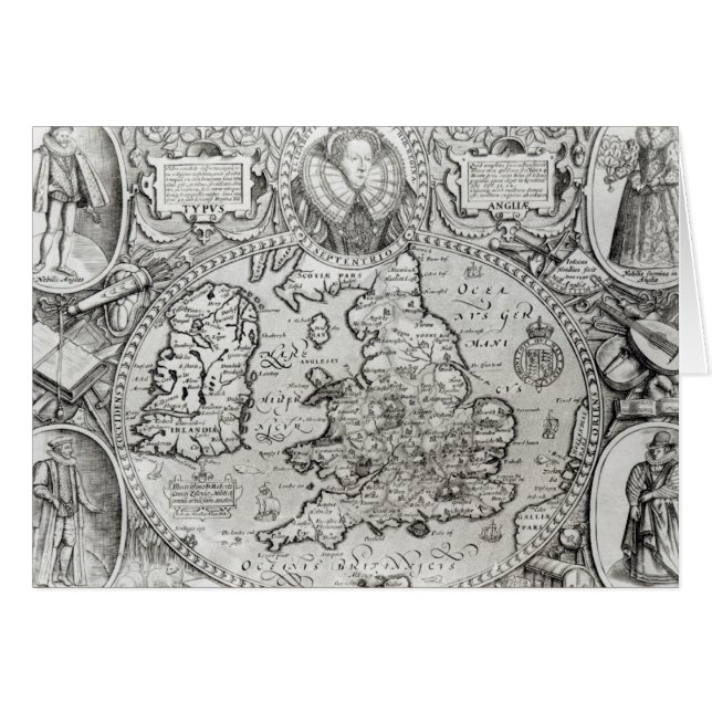 Map of England during the reign of (Front Horizontal)
