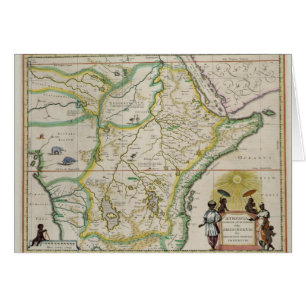Map of Ethiopia showing five African states
