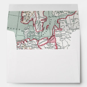 MAP OF EUROPE, 12th CENTURY Envelopes