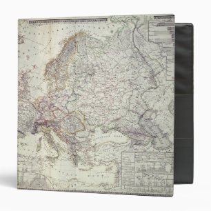 Map of Europe, 1841 Binder