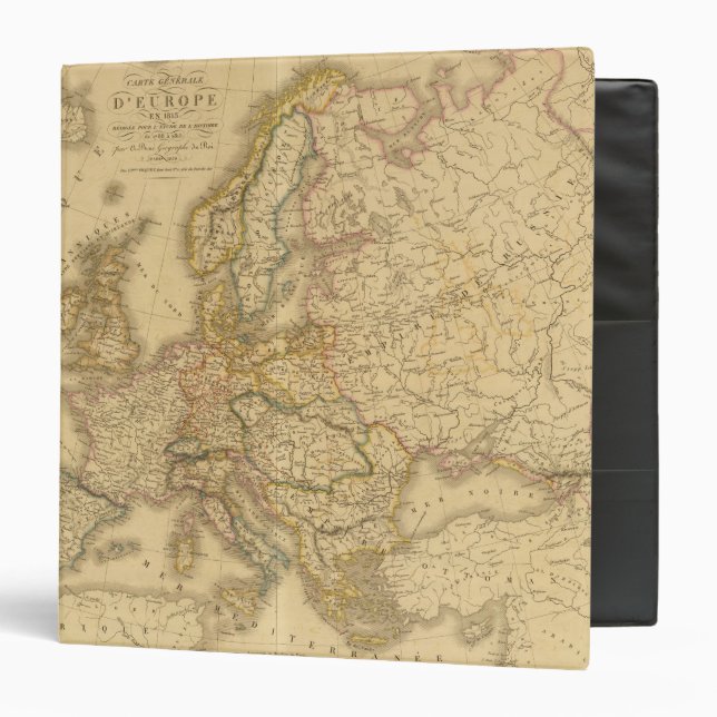 Map of Europe 2 Binder (Front/Inside)