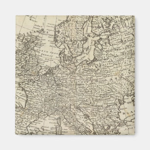 Map of Europe 3 Magnet