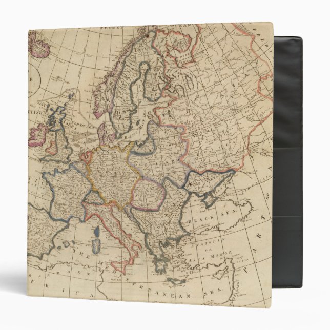 Map of Europe Binder (Front/Inside)