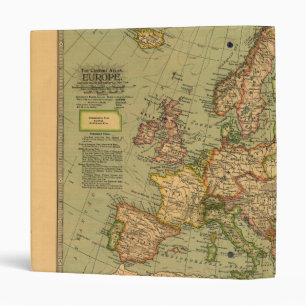 Map of Europe by Century Atlas Company (1897) Binder