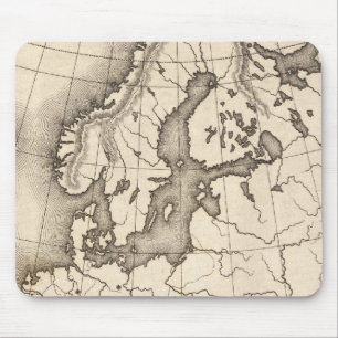 Map of Europe Mouse Pad