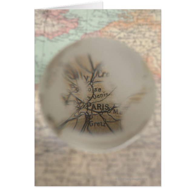 Map of Europe seen through crystal ball 5 (Front)