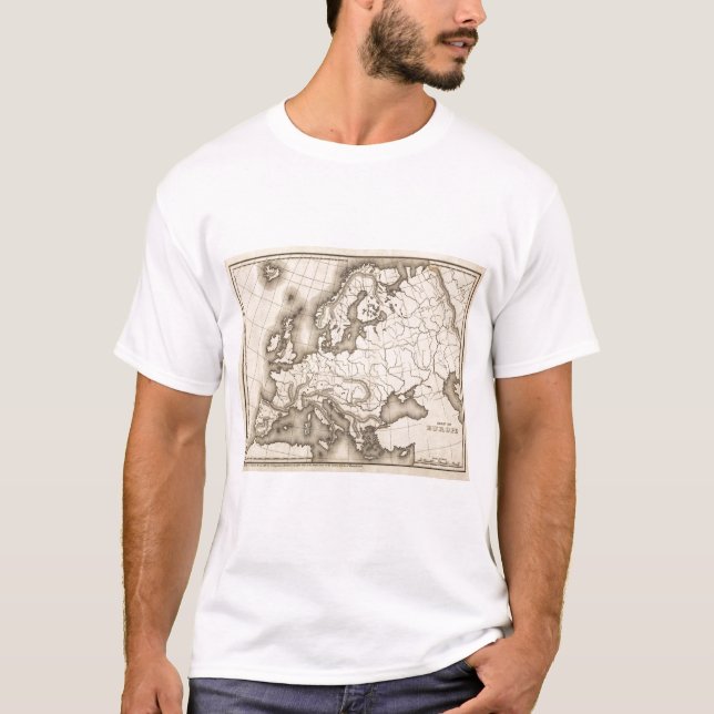 Map of Europe T-Shirt (Front)