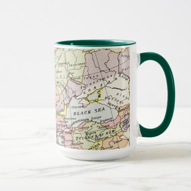 Map of Europe | The Third Crusade Mug (Right)