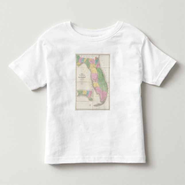 Map of Florida 2 Toddler T-shirt (Front)