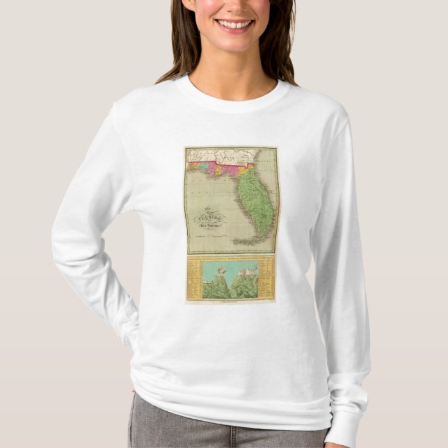 Map of Florida T-Shirt (Front)