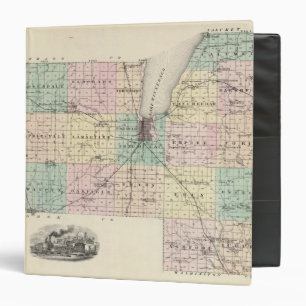 Map of Fond du Lac County, State of Wisconsin Binder