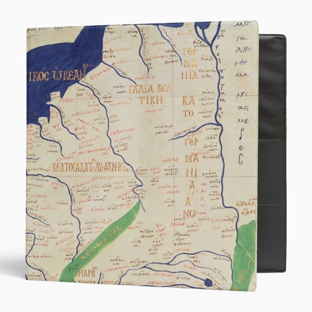 Map of France, from 'Geographia' Binder (Front/Inside)