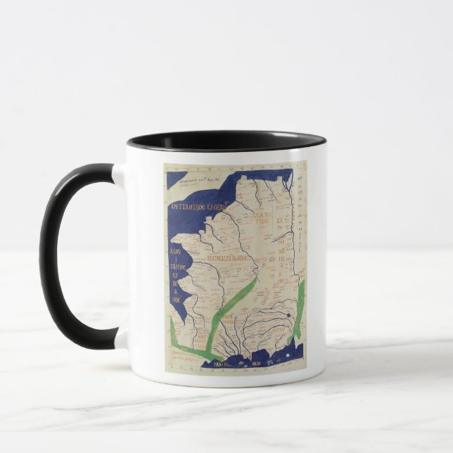 Map of France, from 'Geographia' Mug (Left)