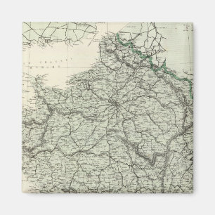 Map of France Magnet