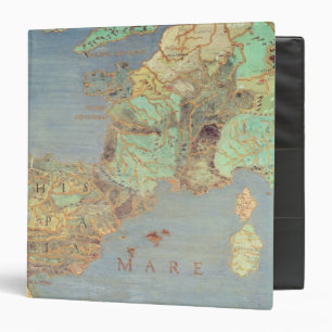 Map of France, Spain and North-West Africa Binder