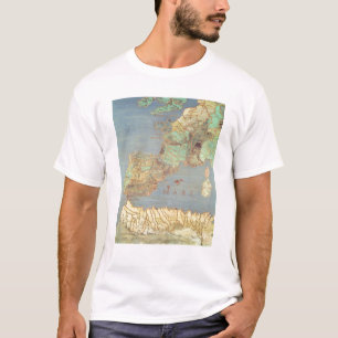 Map of France, Spain and North-West Africa T-Shirt