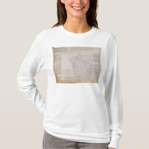 Map of Galicia with the route of the French army T-Shirt