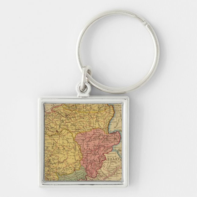 Map of Gaul Keychain (Front)