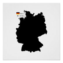 Map of Germany and some data