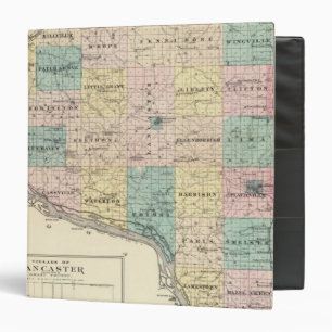 Map of Grant County and Village of Lancaster Binder