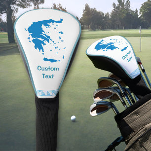 Map of Greece Golf Head Cover