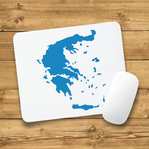 Map of Greece Mouse Pad