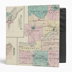 Map of Green Lake County, State of Wisconsin Binder