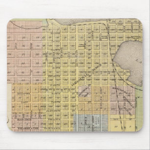 Map of Hastings, Dakota County, Minnesota Mouse Pad