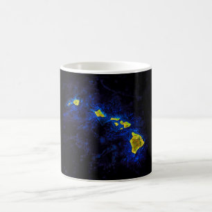 Map of Hawaii Magic Mug