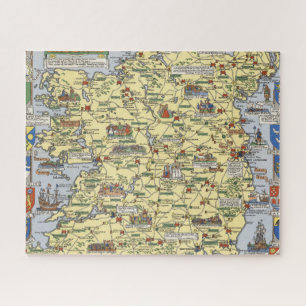 Map of Historical Ireland Jigsaw Puzzle