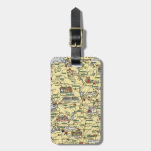 Map of Historical Ireland Luggage Tag