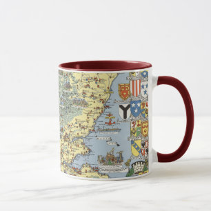 Map of Historical Scotland Mug