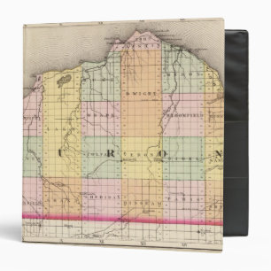 Map of Huron County, Michigan Binder