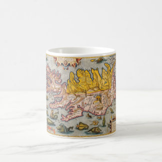 Map of Iceland Coffee Mug