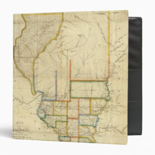 Map of Illinois 3 Binder