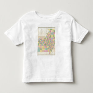 Map of Illinois & Missouri Toddler T-shirt