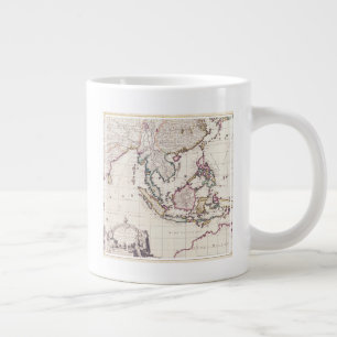 Map of India & the East Indies Large Coffee Mug