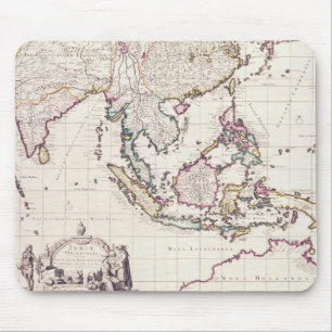 Map of India & the East Indies Mouse Pad