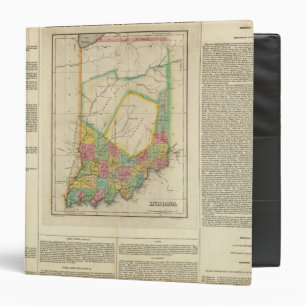 Map Of Indiana Binder