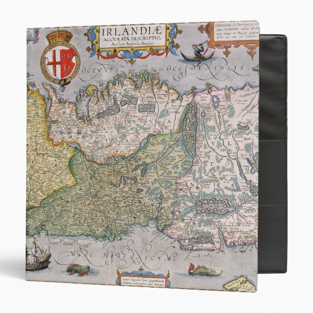 Map of Ireland Binder (Front/Inside)