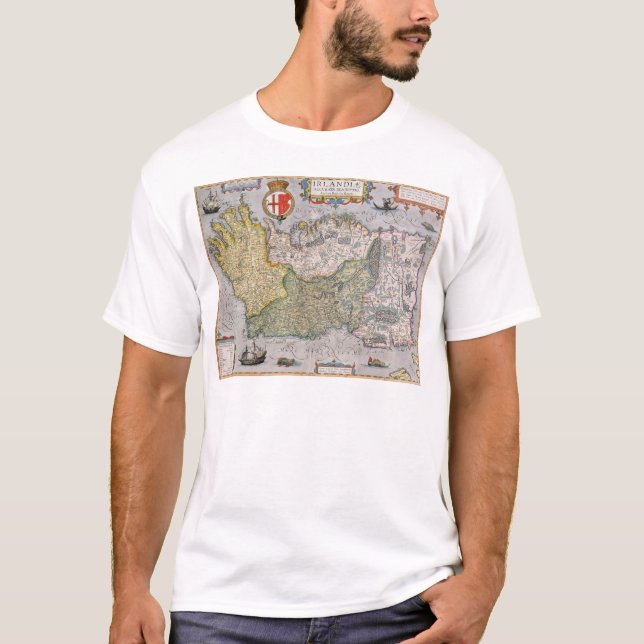Map of Ireland T-Shirt (Front)